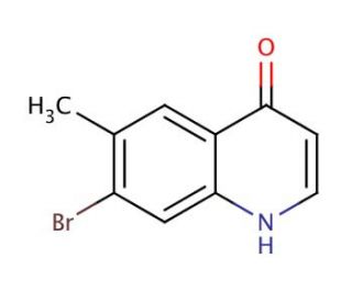 7-Bromo-6-methylquinoline-4-ol (CAS 1189106-61-3) - chemical structure image