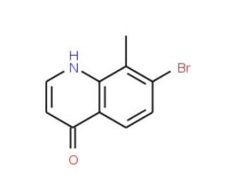 7-Bromo-8-methylquinoline-4-ol (CAS 1189106-48-6) - chemical structure image