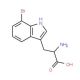 7-Bromo-DL-tryptophan (CAS 852391-45-8) - chemical structure image
