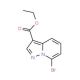7-Bromo-pyrazolo[1,5-a]pyridine-3-carboxylic acid ethyl ester (CAS 885276-77-7) - chemical structure image