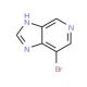 7-Bromoimidazo[4,5-c]pyridine (CAS 90993-26-3) - chemical structure image