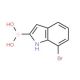 7-Bromoindole-2-boronic acid (CAS 957120-89-7) - chemical structure image