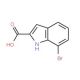 7-Bromoindole-2-carboxylic acid (CAS 16732-71-1) - chemical structure image