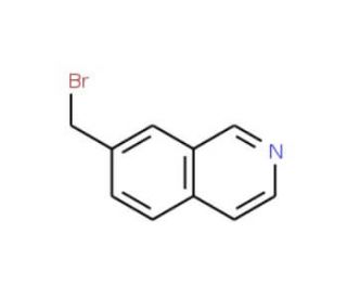 7-(Bromomethyl)isoquinoline (CAS 158654-75-2) - chemical structure image