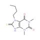 7-Butyl-8-mercapto-1,3-dimethyl-3,7-dihydro-purine-2,6-dione (CAS 436094-92-7) - chemical structure image