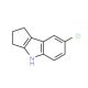 7-Chloro-1,2,3,4-tetrahydrocyclopent[b]indole (CAS 302912-35-2) - chemical structure image