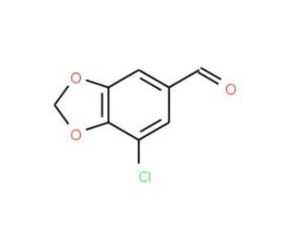 7-chloro-1,3-benzodioxole-5-carbaldehyde (CAS 88525-51-3) - chemical structure image