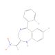 7-Chloro-1,3-dihydro-5-(2-fluorophenyl)-2-nitromethyl-ene-2H-1,4-benzodiazepine 的分子结构, CAS编号: 59467-63-9 7-Chloro-1,3-dihydro-5-(2-fluorophenyl)-2-nitromethyl-ene-2H-1,4-benzodiazepine (CAS 59467-63-9) - chemical structure image
