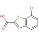 7-Chloro-1-benzothiophene-2-carboxylic acid (CAS 90407-16-2) - chemical structure image