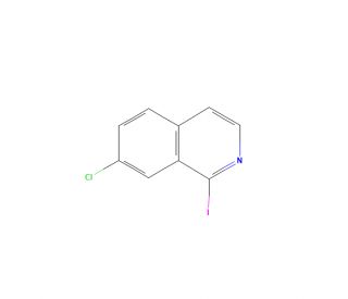 7-Chloro-1-iodoisoquinoline (CAS 1203579-27-4) - chemical structure image