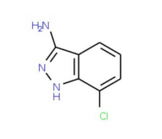 7-Chloro-1H-indazol-3-amine (CAS 88805-67-8) - chemical structure image