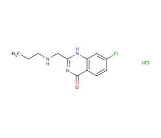 7-chloro-2-[(propylamino)methyl]quinazolin-4(3H)-one hydrochloride - chemical structure image
