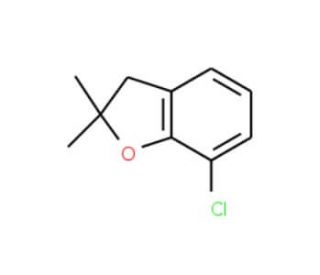 7-chloro-2,2-dimethyl-2,3-dihydro-1-benzofuran - chemical structure image