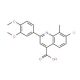7-Chloro-2-(3,4-dimethoxyphenyl)-8-methylquinoline-4-carboxylic acid - chemical structure image