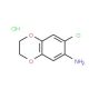 7-Chloro-2,3-dihydro-benzo[1,4]dioxin-6-ylaminehydrochloride - chemical structure image