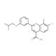 7-Chloro-2-(3-isobutoxyphenyl)-8-methylquinoline-4-carboxylic acid - chemical structure image
