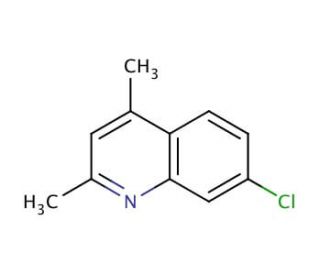 7-Chloro-2,4-dimethylquinoline (CAS 88499-96-1) - chemical structure image