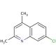 7-Chloro-2,4-dimethylquinoline (CAS 88499-96-1) - chemical structure image