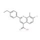 7-Chloro-2-(4-ethylphenyl)-8-methylquinoline-4-carboxylic acid - chemical structure image
