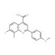 7-Chloro-2-(4-methoxyphenyl)-8-methylquinoline-4-carboxylic acid - chemical structure image