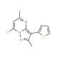 7-Chloro-2,5-dimethyl-3-thiophen-2-yl-pyrazolo[1,5-a]pyrimidine - chemical structure image