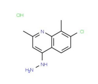 7-Chloro-2,8-dimethyl-4-hydrazinoquinoline hydrochloride (CAS 1171376-80-9) - chemical structure image