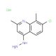 7-Chloro-2,8-dimethyl-4-hydrazinoquinoline hydrochloride (CAS 1171376-80-9) - chemical structure image