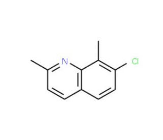 7-Chloro-2,8-dimethylquinoline (CAS 120370-62-9) - chemical structure image