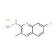 7-Chloro-2-hydrazino-3-methylquinoline hydrochloride (CAS 1171200-48-8) - chemical structure image