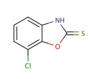 7-Chloro-2-mercaptobenzoxazole (CAS 51793-93-2) - chemical structure image