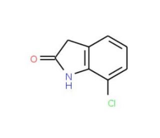 7-Chloro-2-oxindole (CAS 25369-33-9) - chemical structure image