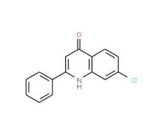 7-Chloro-2-phenyl-4-quinolinol (CAS 110802-16-9) - chemical structure image
