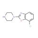 7-Chloro-2-piperazin-1-yl-1,3-benzoxazole - chemical structure image