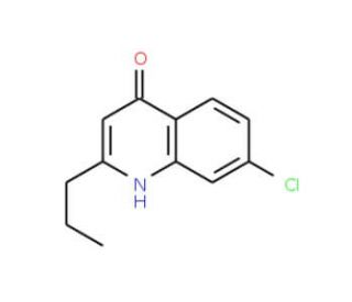 7-Chloro-2-propyl-4-quinolinol (CAS 1070879-96-7) - chemical structure image