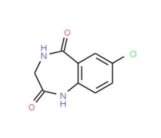 7-Chloro-3,4-dihydro-1H-benzo[e][1,4]diazepine-2,5-dione (CAS 5177-39-9) - chemical structure image