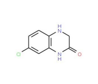 7-Chloro-3,4-dihydro-1H-quinoxalin-2-one (CAS 66367-05-3) - chemical structure image