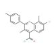 7-chloro-3,8-dimethyl-2-(4-methylphenyl)quinoline-4-carbonyl chloride - chemical structure image
