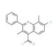 7-chloro-3,8-dimethyl-2-phenylquinoline-4-carbonyl chloride - chemical structure image