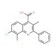 7-Chloro-3,8-dimethyl-2-phenylquinoline-4-carboxylic acid - chemical structure image
