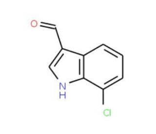 7-chloro-3-formylindole (CAS 1008-07-7) - chemical structure image