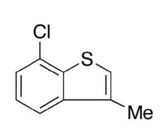 7-Chloro-3-methyl-1-benzothiophene (CAS 17514-68-0&#11;) - chemical structure image
