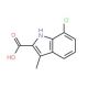7-Chloro-3-methyl-1H-indole-2-carboxylic acid - chemical structure image