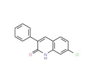 7-Chloro-3-phenyl-2-quinolinol (CAS 59412-07-6) - chemical structure image