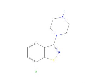 7-Chloro-3-(piperazin-1-yl)benzol[d]isothiazole (CAS 1329835-54-2) - chemical structure image