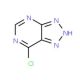 7-Chloro-3H-[1,2,3]triazolo[4,5-d]pyrimidine (CAS 23002-52-0) - chemical structure image