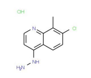 7-Chloro-4-hydrazino-8-methylquinoline hydrochloride (CAS 1172107-80-0) - chemical structure image