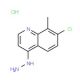 7-Chloro-4-hydrazino-8-methylquinoline hydrochloride (CAS 1172107-80-0) - chemical structure image