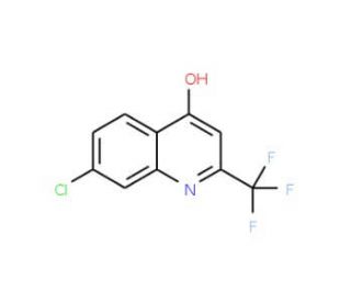 7-Chloro-4-hydroxy-2-(trifluoromethyl)quinoline (CAS 57124-20-6) - chemical structure image