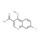 7-Chloro-4-methoxy-quinoline-3-carboxylic acid - chemical structure image