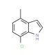 7-Chloro-4-methylindole (CAS 941294-27-5) - chemical structure image